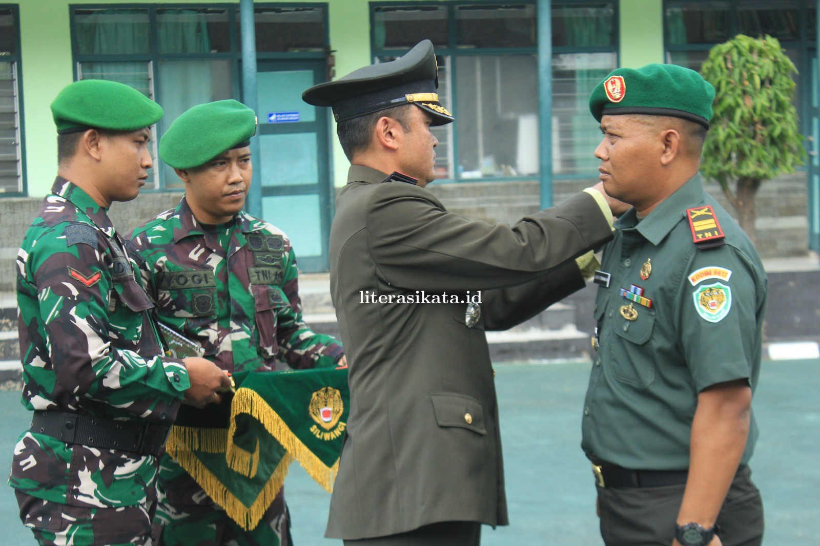 Upacara Korp Raport Kenaikan Pangkat Kodim 0617/Majalengka, Dandim Sampaikan Pesan Penting ke Prajur