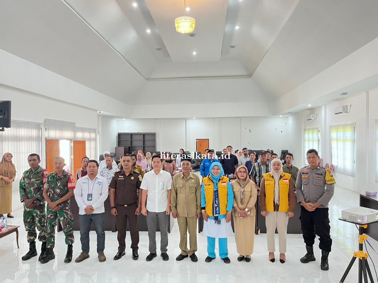 Koramil 1514-01/Daruba Dukung Kolaborasi Penguatan Ekonomi Kawasan Transmigrasi di Morotai